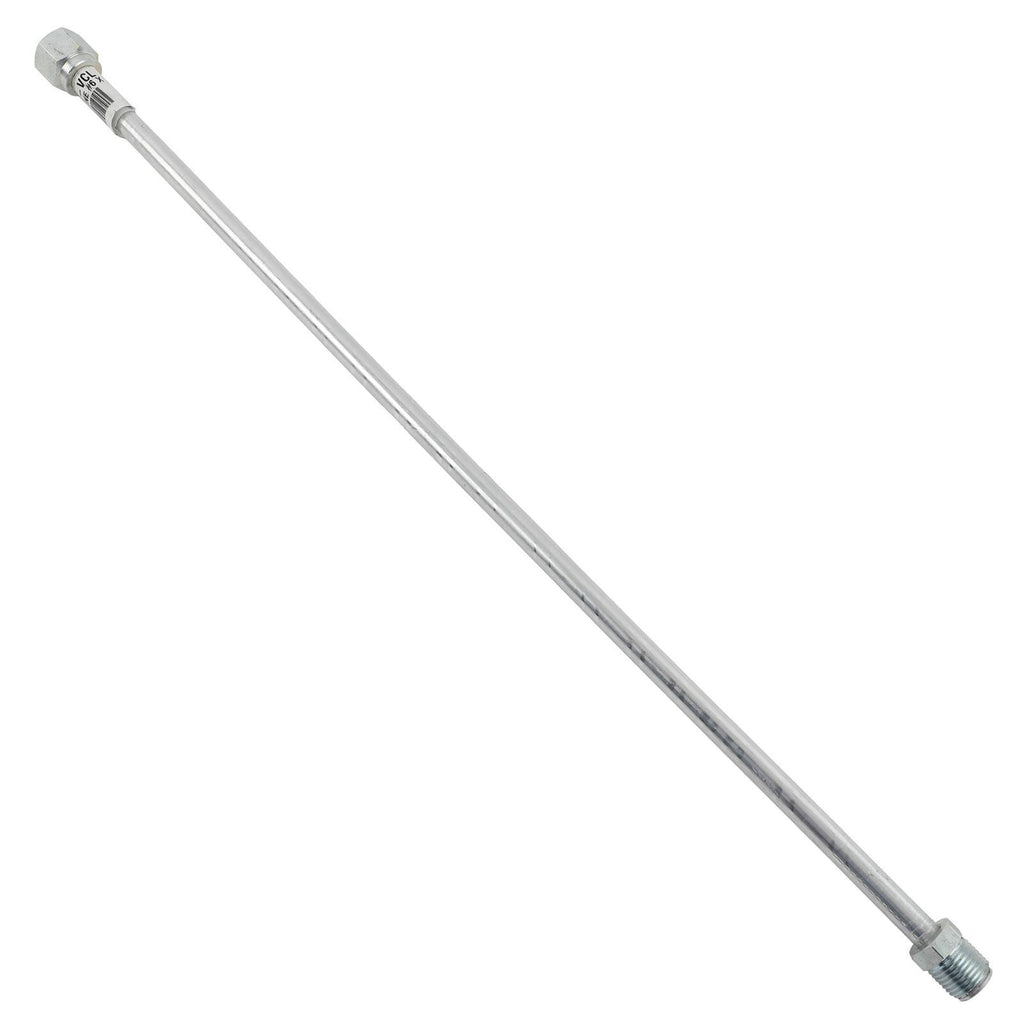 Refrigerant Hard Line, U-Bend Em, 18 in Long, 6 AN Male O-Ring / Female O-Ring Fittings, Aluminum, Natural, Each