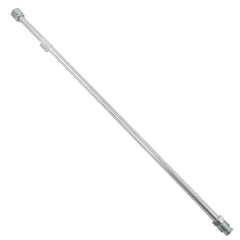 Refrigerant Hard Line, U-Bend Em, 24 in Long, 8 AN Male O-Ring / 8 AN Female O-Ring Fittings, Aluminum, Natural, Each