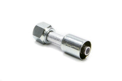 Fitting, Hose End, AC Refrigerant, Straight, 10 AN Hose Crimp to 10 AN Female O-Ring, Aluminum / Steel, Natural / Zinc Oxide, Each