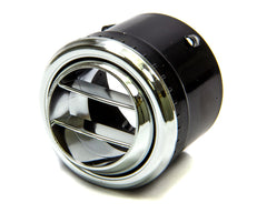 Heating / Cooling Louver, Standard Series, In Dash, Round, 2.5 in Hose, Plastic, Chrome, Each