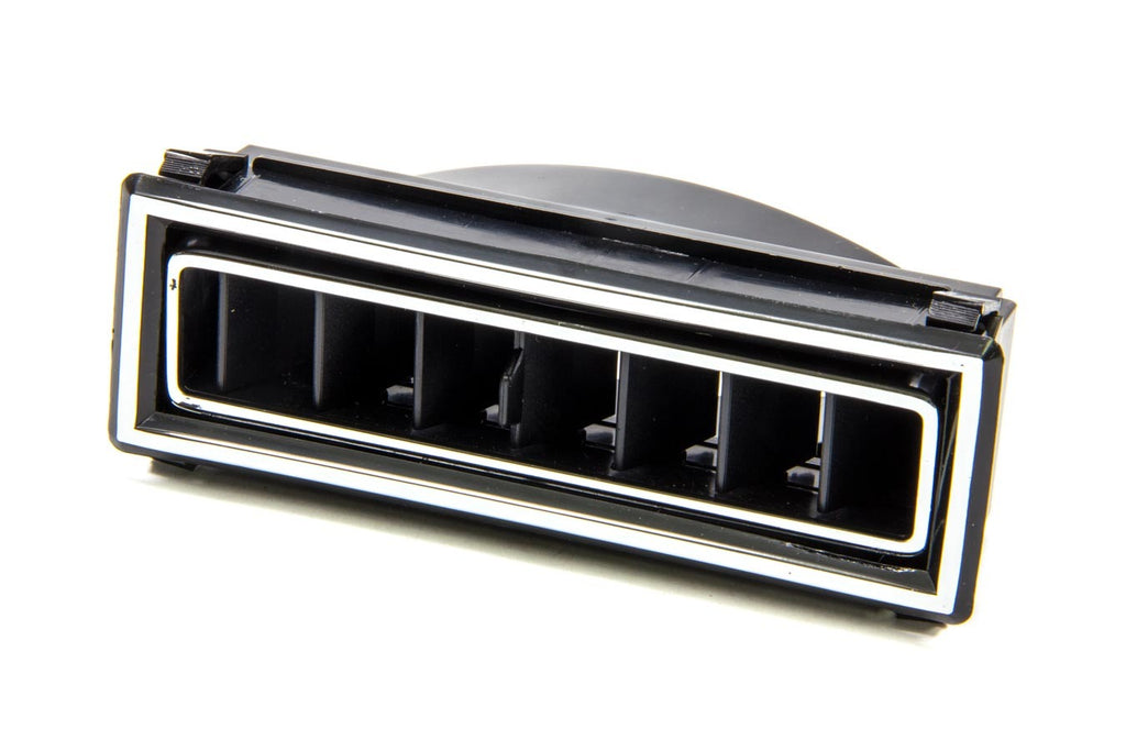 Heating / Cooling Louver, Standard Series, In Dash, Rectangle, 2.5 in Hose, 4.75 x 1.5, Plastic, Black / Chrome, Each
