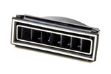 Heating / Cooling Louver, Standard Series, In Dash, Rectangle, 2.5 in Hose, 4.75 x 1.5, Plastic, Black / Chrome, Each