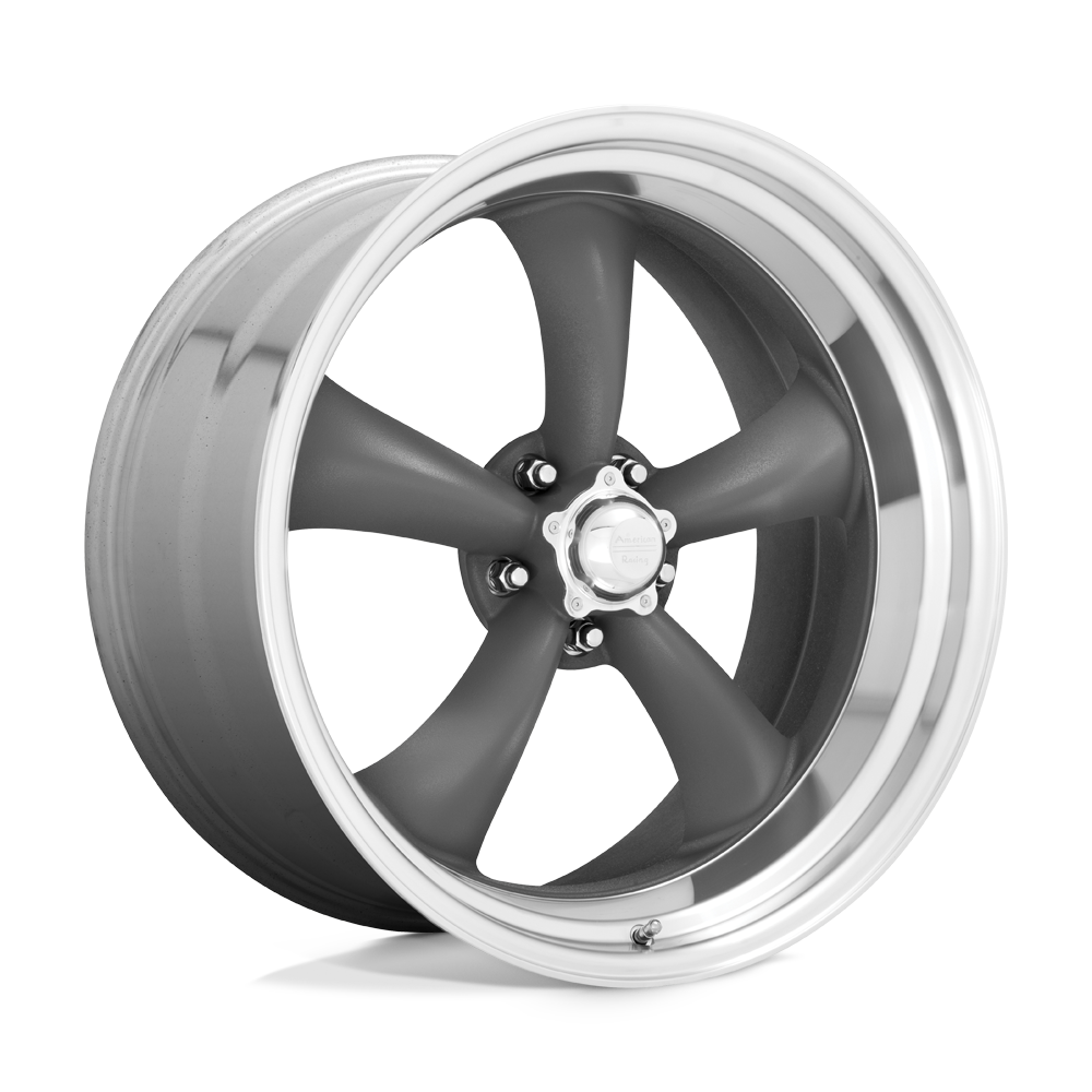 17X8 MAG GRAY MACHINED LIP 08MM American Racing Vintage Wheel