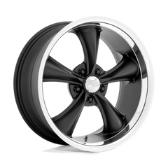 20X8.5 TEXTURED BLACK WITH DIAMOND CUT LIP 28MM American Racing Vintage Wheel