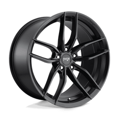 18X8 MATTE BLACK 40MM Niche 1PC Wheel