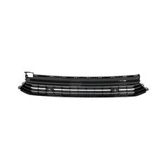 FRONT BUMPER COVER GRILLE -  WITH R-LINE -  GLOSS BLACK