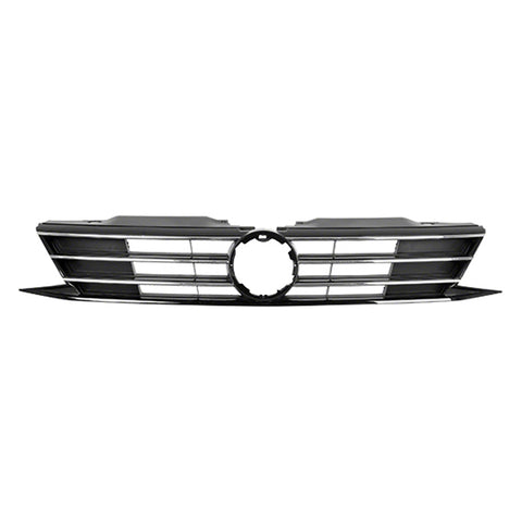FRONT GRILLE -  FOR SEDAN MODELS -  EXCEPT GLI -  BLACK WITH CHROME MOLDING -