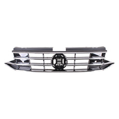 FRONT GRILLE -  EXCEPT R-LINE -  PAINTED BLACK WITH CHROME MOLDING -  MADE