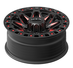 RTX® (Offroad)  083282  Zion  Gloss Black Milled Red  18x9 8x180 ET20 CB125