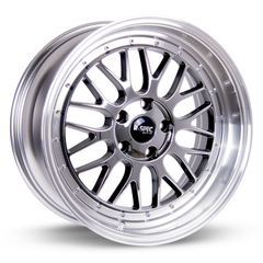 RTX® (R-Spec)  081513  Amaze II  Black Chrome (PVD) with Machined Lip  17x7.5 5x114.3 ET40 CB73.1