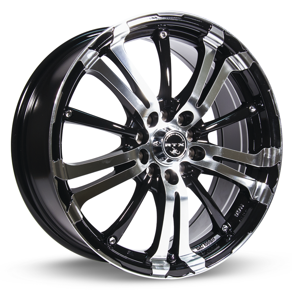 RTX (RTX)   082677   Arsenic   Black Machined   18x7.5 5x100/114.3 ET45 CB73.1
