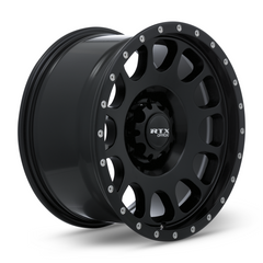 RTX® (Offroad)  082940  Baja  Satin Black with Milled Rivets  17x9 5x127 ET0 CB71.5