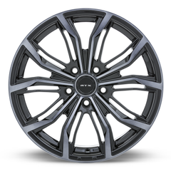 RTX® (RTX)  082438  Black Widow  Black Machined Grey  18x8 5x114.3 ET42 CB73.1