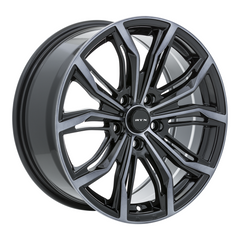 RTX® (RTX)  082438  Black Widow  Black Machined Grey  18x8 5x114.3 ET42 CB73.1