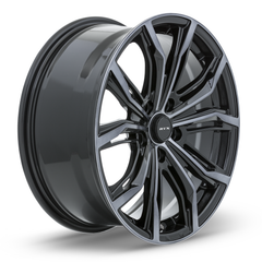 RTX® (RTX)  082436  Black Widow  Black Machined Grey  18x8 5x108 ET40 CB63.4