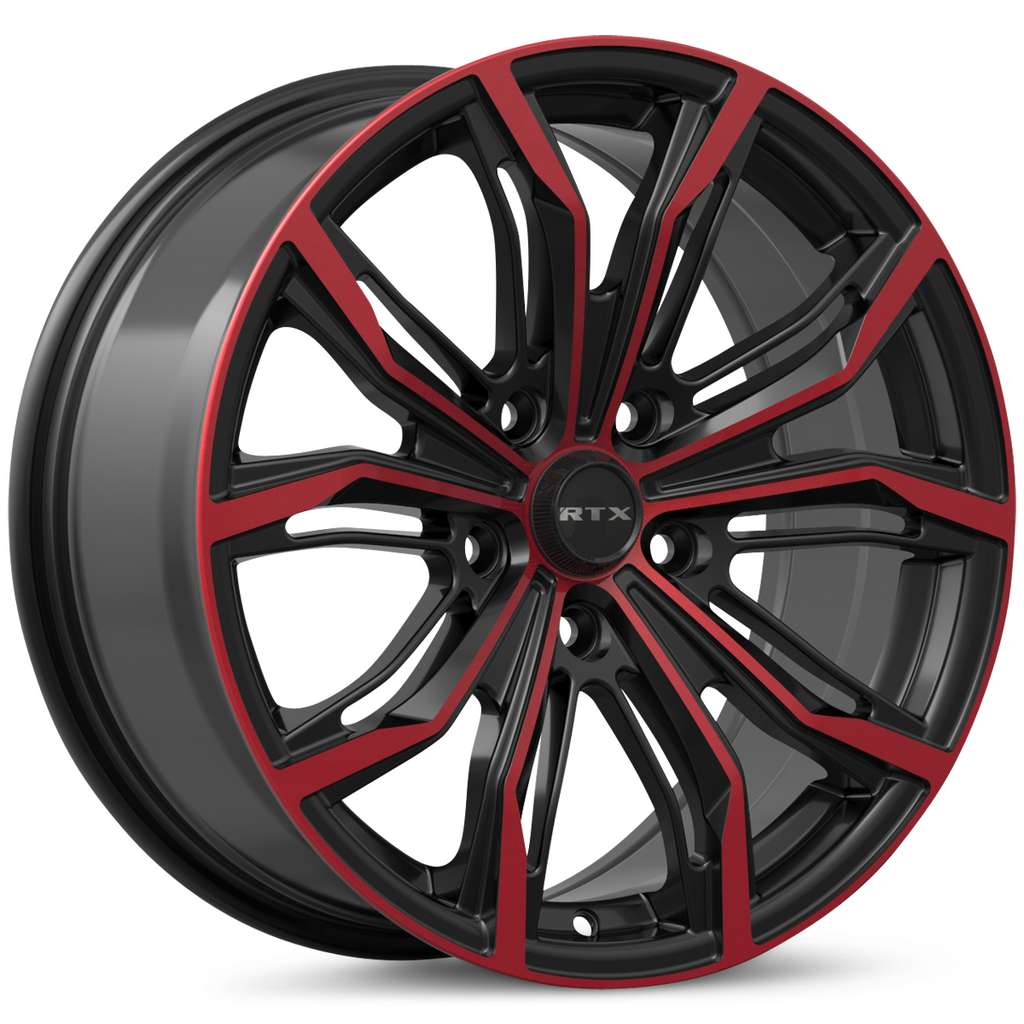 RTX® (RTX)  083259  Black Widow  Black Machined Red  18x8 5x114.3 ET42 CB73.1