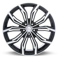 RTX® (RTX)  081924  Black Widow  Black Machined  17x7.5 5x112 ET42 CB66.6