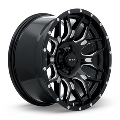 RTX® (Offroad)  163735  Claw  Gloss Black Milled with Rivets  20x9 6x135 ET0 CB87.1