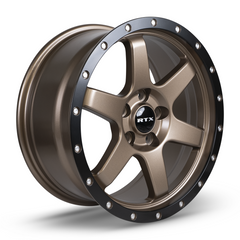 RTX® (RTX)  083015  Dakar  Satin Bronze Black Edge Lip  17x8 5x114.3 ET35 CB73.1