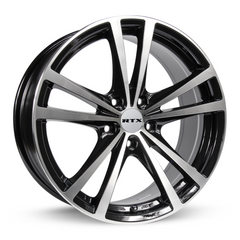 RTX® (RTX)  081222  Force  Black Machined  15x6.5 4x100 ET42 CB73.1