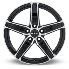 RTX® (RTX)  082338  Frost  Black Machined  17x7 5x114.3 ET42 CB64.1