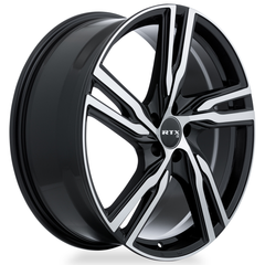 RTX® (OE)  082980  Gothenburg  Gloss Black Machined  20x8 5x108 ET45 CB63.4