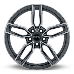 RTX® (OE)  507406  Kempten  Satin Black with Machined Face  19x8 5x112 ET35 CB66.6