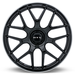 RTX® (OE)  507421  Leonburg  Gloss Black with Machined Edge  20x8.5 5x112 ET38 CB66.6