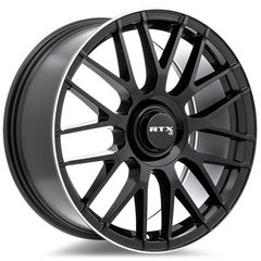 RTX® (OE)  083184  MB01  Gloss Black with Machined Lip  19x8.5 5x112 ET38 CB66.6