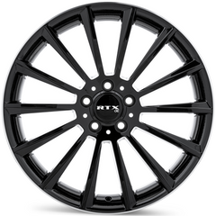 RTX® (OE)  083249  MB02  Gloss Black with Machined Lip  20x8.5 5x112 ET38 CB66.6