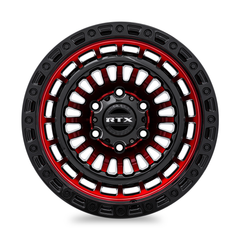 RTX® (Offroad)  083095  Moab  Gloss Black Machined Red  18x9 6x135 ET0 CB87.1