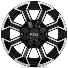 RTX® (Offroad)  083004  Peak  Gloss Black Machined  20x10 8x170 ET-18 CB125