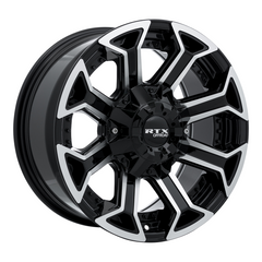 RTX® (Offroad)  083004  Peak  Gloss Black Machined  20x10 8x170 ET-18 CB125