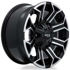 RTX® (Offroad)  082948  Peak  Gloss Black Machined  18x9 8x170 ET18 CB125