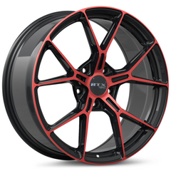 RTX® (R-Spec)  083316  RS01  Gloss Black Machined Red  20x9 5x114.3 ET35 CB73.1