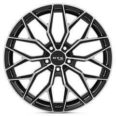 RTX® (R-Spec)  083154  RS02  Gloss Black Machined  18x8 5x114.3 ET38 CB67.1