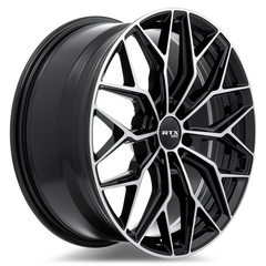 RTX® (R-Spec)  083154  RS02  Gloss Black Machined  18x8 5x114.3 ET38 CB67.1