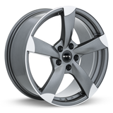 RTX (OE)   082479   RS II   Satin Gunmetal Machined   17x7.5 5x112 ET45 CB57.1