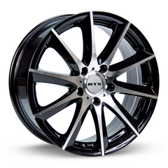 RTX® (RTX)  081338  Dynamo  Black Machined  15x6.5 4x100 ET38 CB73.1