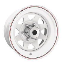 Ceco® (Series 70)  CD705812  8-Spoke  White  15x8 5x114.3 ET-19 CB83.8