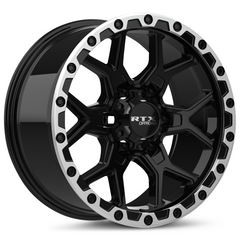 RTX® (Offroad)  178622  Storm  Gloss Black Milled with Machined Lip  20x9 6x139.7 ET20 CB106.1