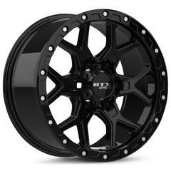 RTX® (Offroad)  178604  Storm  Gloss Black with Milled Rivets  17x8.5 6x139.7 ET20 CB106.1