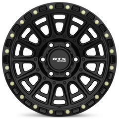 RTX® (Offroad)  178601  Striker  Gloss Black with Milled Rivets  17x8.5 5x127 ET-10 CB71.5
