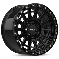 RTX® (Offroad)  178617  Striker  Gloss Black with Milled Rivets  20x9 6x139.7 ET10 CB106.1