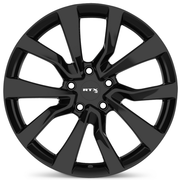18x8 Alloy Wheel - RTX TS04 178607 Gloss Black , with 5x114.3 Bolt ...
