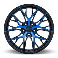 RTX® (R-Spec)  083054  Valkyrie  Gloss Black Machined Blue  18x8 5x114.3 ET40 CB73.1