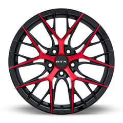 RTX® (R-Spec)  083055  Valkyrie  Gloss Black Machined Red  18x8 5x114.3 ET40 CB73.1