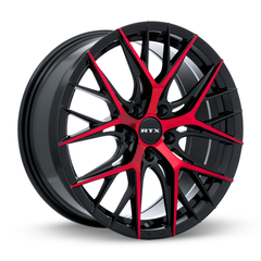 RTX® (R-Spec)  083055  Valkyrie  Gloss Black Machined Red  18x8 5x114.3 ET40 CB73.1