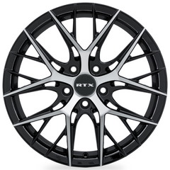 RTX® (R-Spec)  082996  Valkyrie  Gloss Black Machined  18x8 5x112 ET38 CB66.6