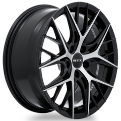 RTX® (R-Spec)  082996  Valkyrie  Gloss Black Machined  18x8 5x112 ET38 CB66.6